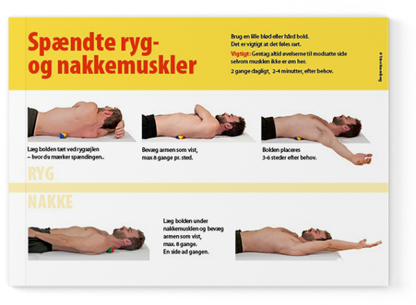 Spændt ryg- og nakkemuskler - Go Card og læringsmateriale fra KST Akademiet
