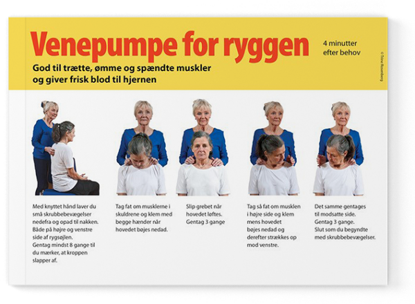 Venepumpe for ryggen - Go Card og læringsmateriale KST Akademiet