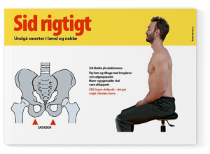 Sid rigtigt og undgå smerter - Go Card og læringsmateriale fra KST Akademiet